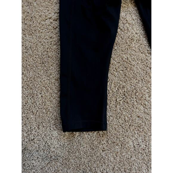 Athleta Women’s Accelerate Crop Leggings Size Small Black High-Rise Capri Pants - Picture 7 of 9